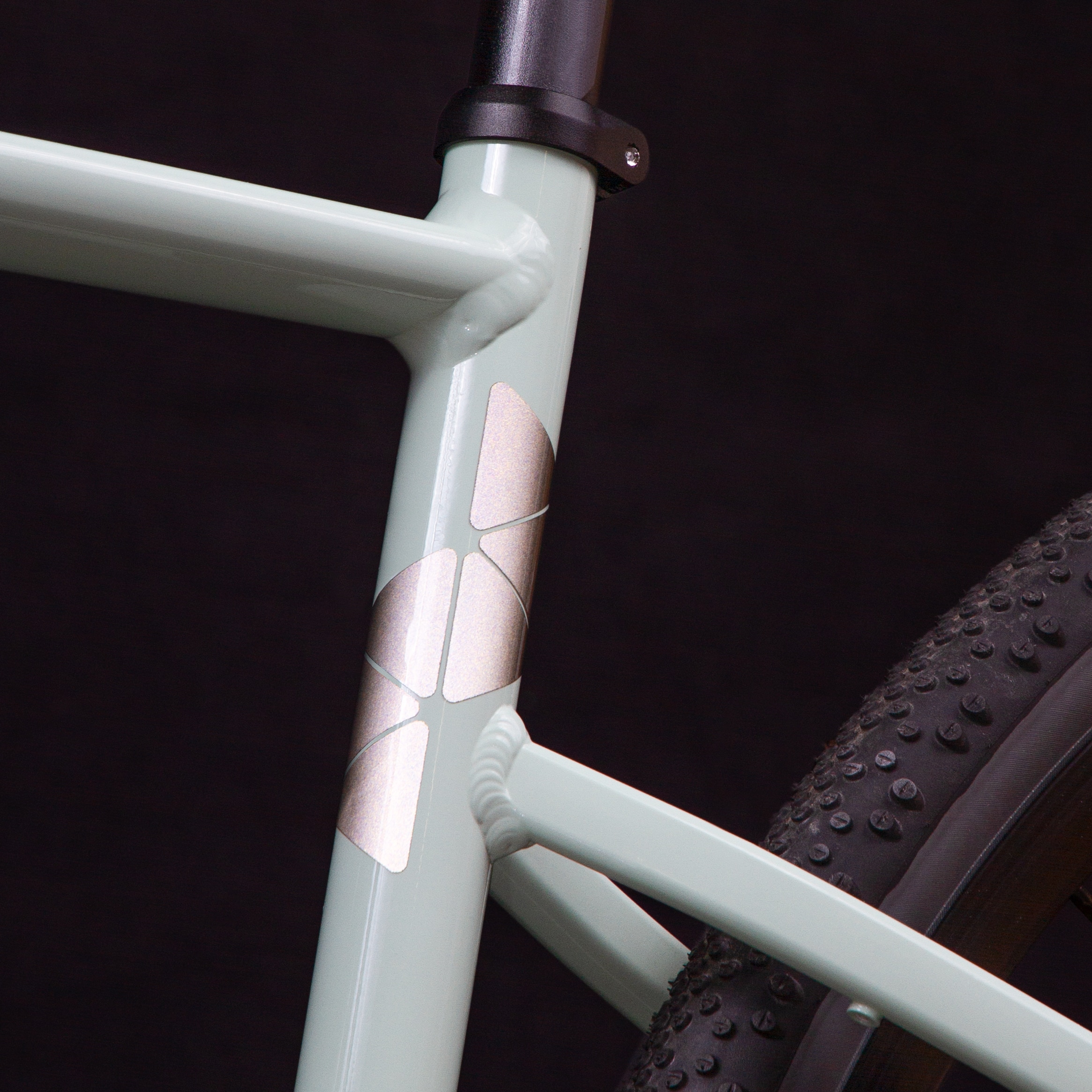 Reflektoren Sticker Set - Dreiecke groß  - für Fahrrad Roller Kinderwagen