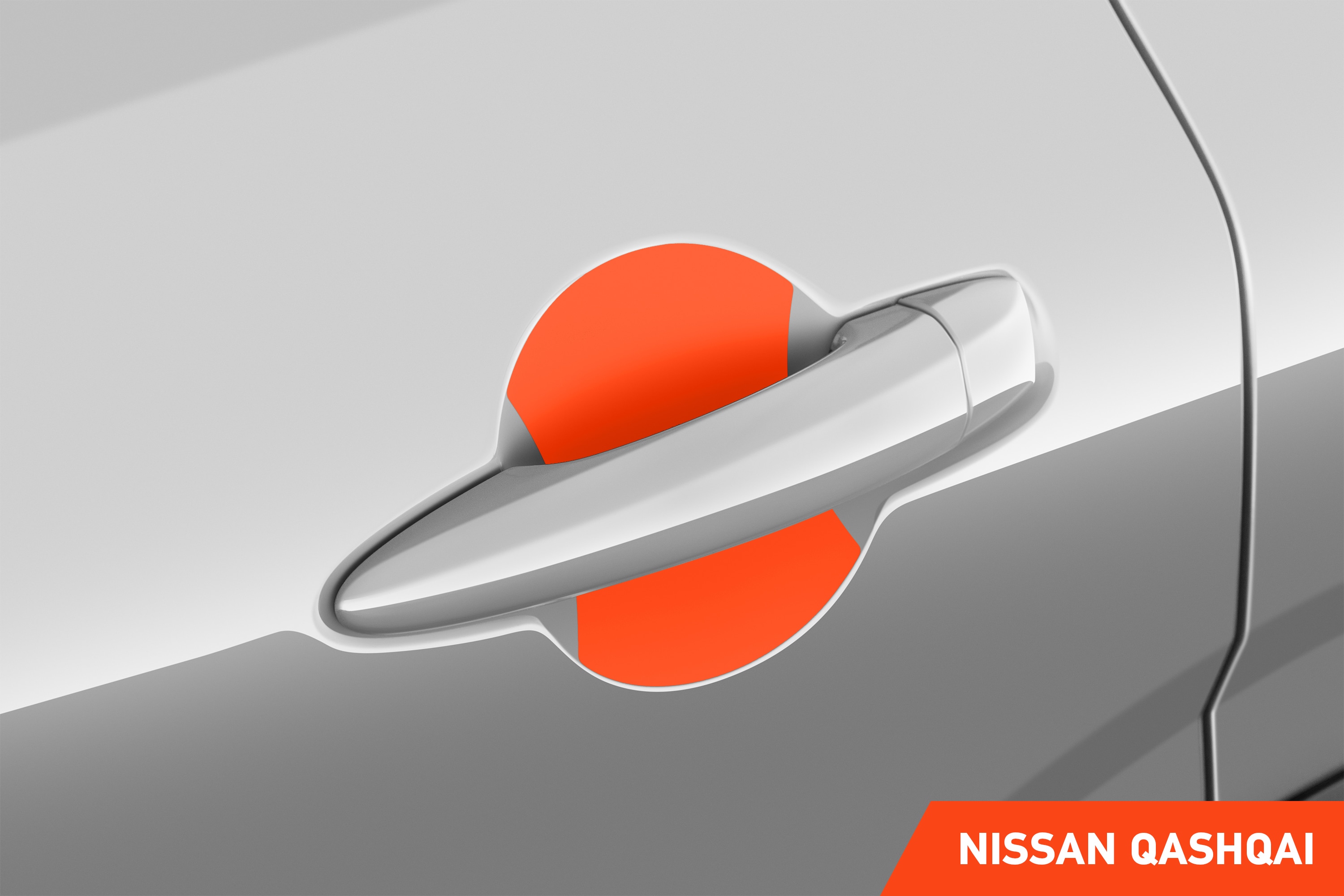 Auto Türgriffmulden Schutzfolie für Nissan Qashqai 3 (III) J12 I 2021 - 2025 im 4er Set