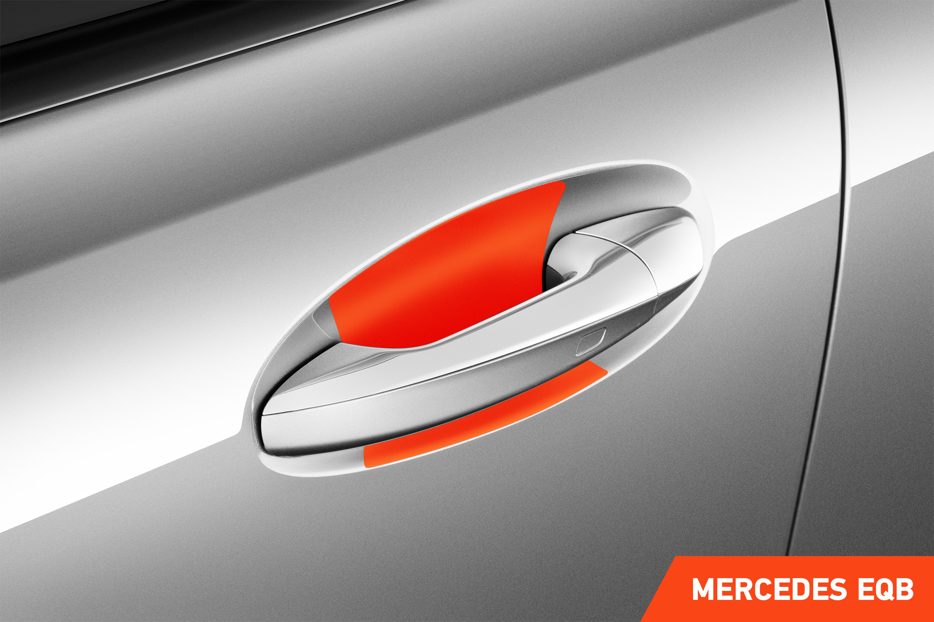 Auto Türgriffmulden Schutzfolie für Mercedes Benz EQB X243 I 2021 - 2025 im 4er Set