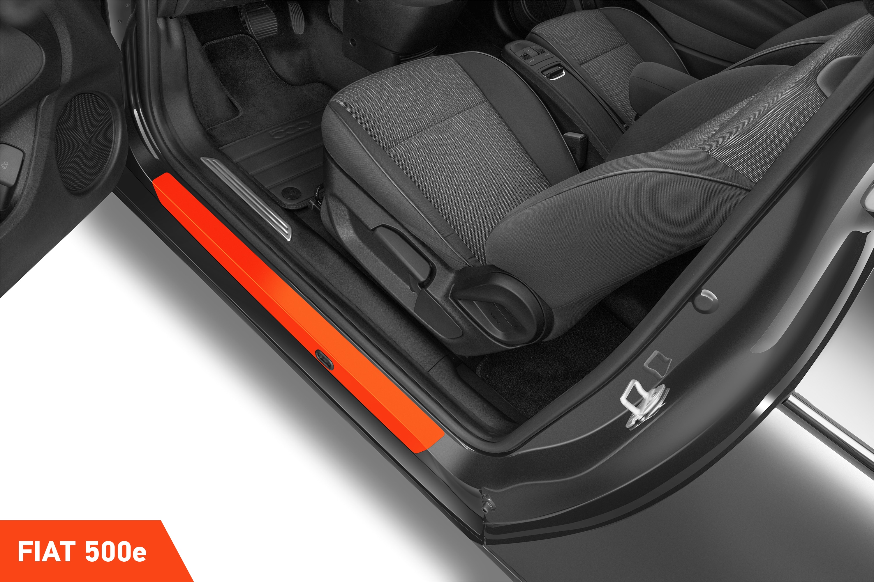 Einstiegsleisten Schutz für Fiat 500e 332 3+1 I 2020 - 2025 im 2er Set