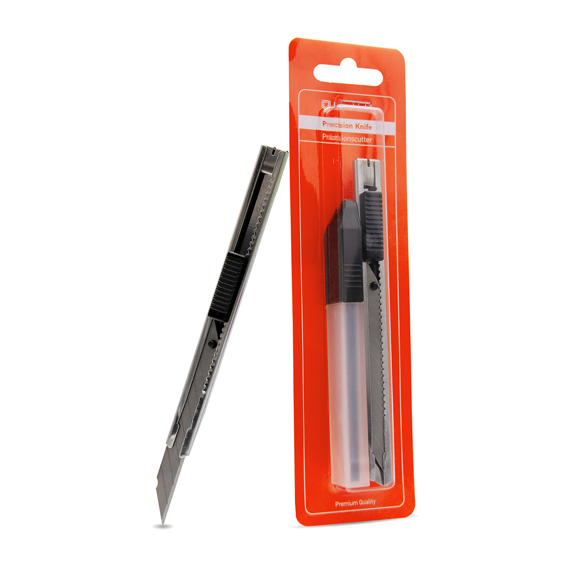 Luxshield Edelstahl Cutter mit 10 ultrascharfen 30° Klingen